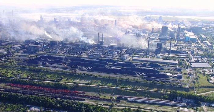 Imagine de ansamblu ArcelorMittal Galaţi FOTO Arhiva Adevărul