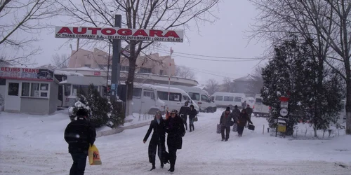 Pentru că autobuzele nu au circulat, oamenii au făcut cale întoarsă