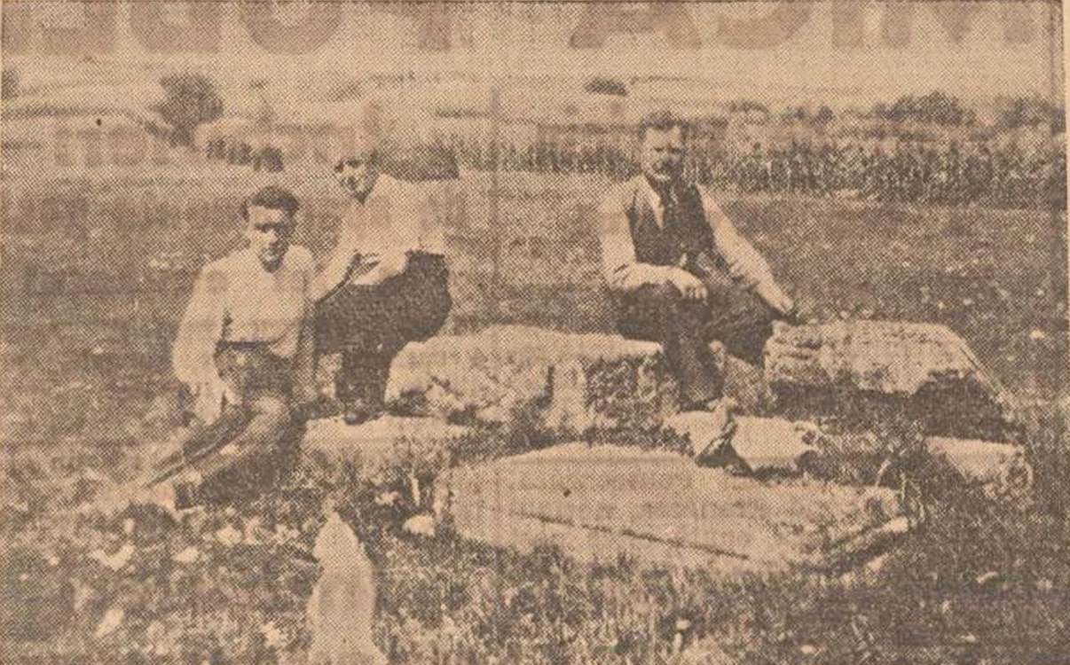 Lespezi romane în satul Cinciș, în 1938. Foto: Ziarul Dimineața. 