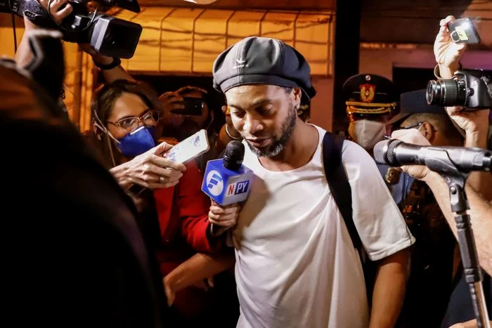 Ronaldinho a fost arestat la 7 martie în Paraguay