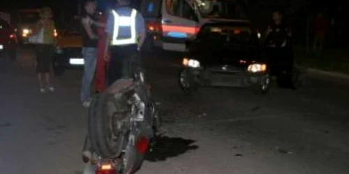 Reşiţa: A scăpat cu viaţă, după ce a fost lovit de o maşină ( GALERIE FOTO)
