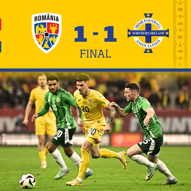 Echipa națională de fotbal a României FOTO: Facebook/NationalaRomanieiOfficial