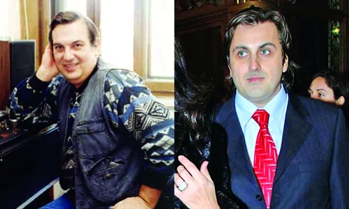 Şerban Georgescu, primul soţ şi Petru Mircea, al doilea soţ jpeg