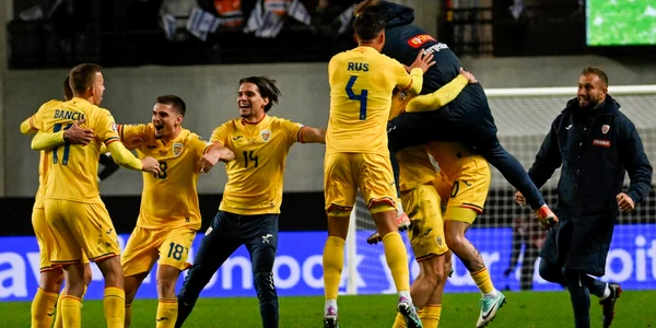 Fotbal Israel Romania meci de calificare la Euro 2024 18 noiembrie 2023 Budapesta Ungaria bucurie FOTO Profimedia (1) jpg