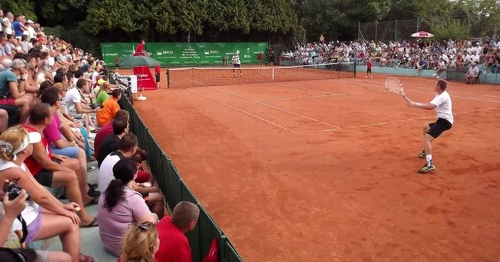 Arena Electrica a fost arhiplină la ultimul meci jucat de Hănescu