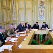 Zelenski   convorbire cu liderii europeni la Paris  1 decembrie foto profimedia jpg