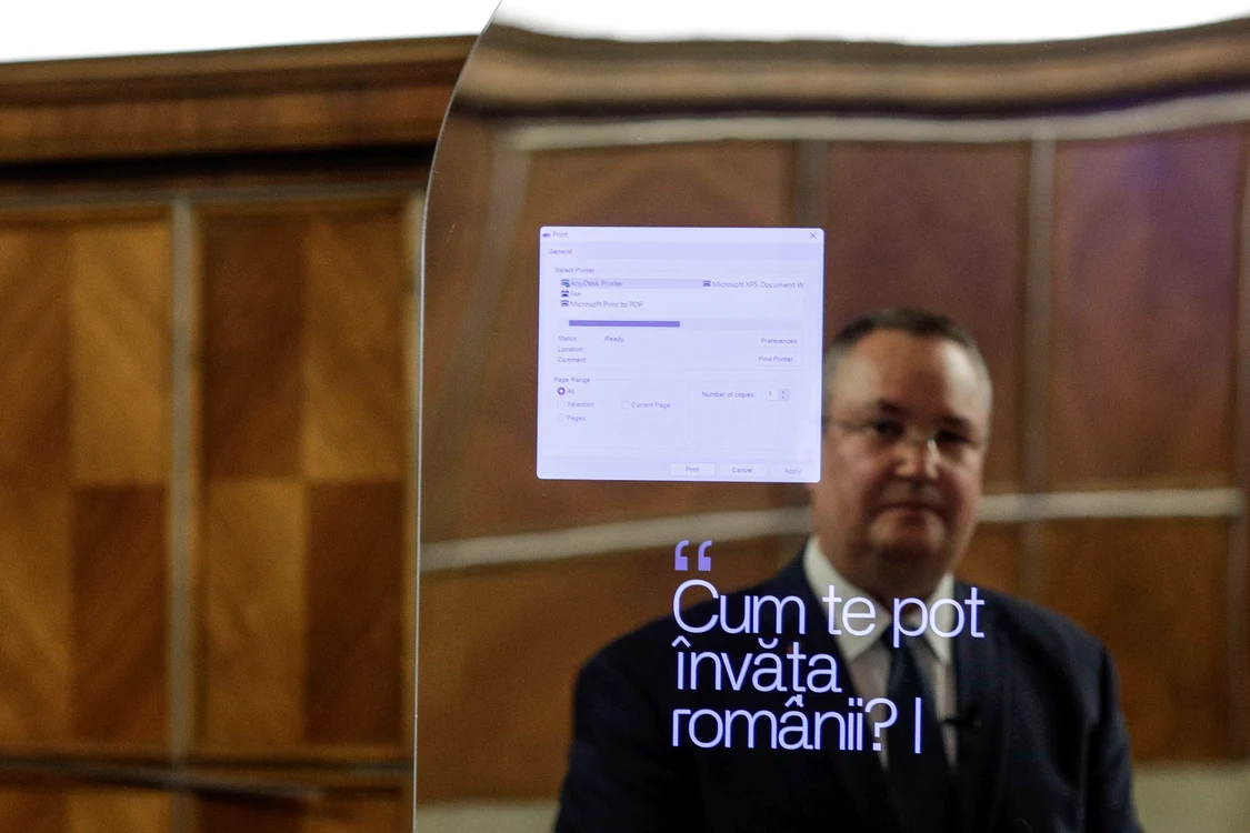 Ion, primul consilier al Guvernului care folosește inteligența artificială Foto Inquam Photos