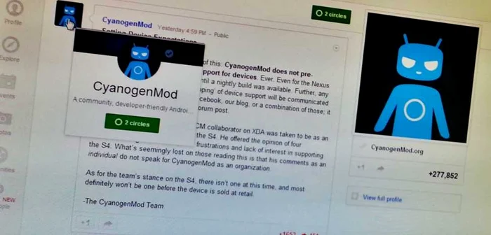Comunitatea CyanogenMod nu priveşte cu ochi buni Galaxy S4. FOTO Adevărul