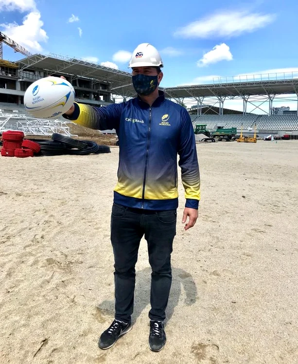 Alin Petrache speră ca în noiembrie să se poată juca primele meciuri pe stadionul ”Arcul de Triumf”