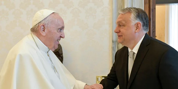 Papa Francisc si Viktor Orban FOTO EPA-EFE