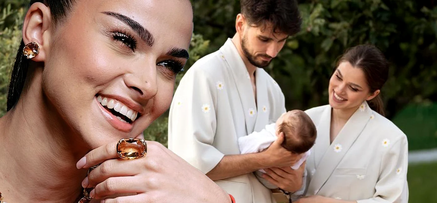 Theo Rose și Anghel Damian sunt părinții unui băiețel / foto: Colaj Click!