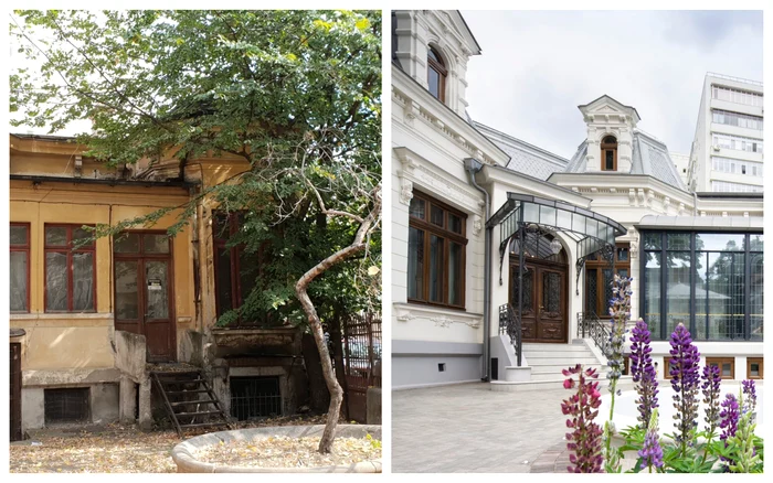 Casa din starda Plantelor înainte și după renovare
