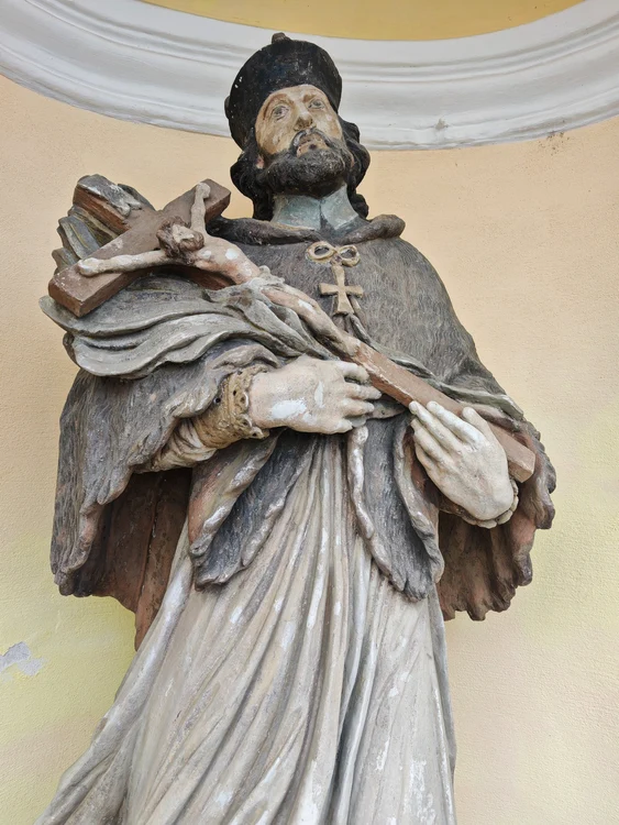Statuia Sfântului Ioan Nepomuk (© Muzeul Castelul Corvinilor)