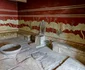 Sala Tronului din Palatul Knossos din Heraklion Creta Foto Daciana Stoica jpg