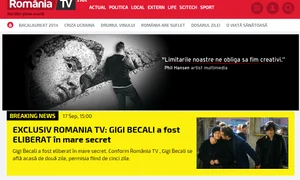 Site ul România Tv anunţă că Gigi Becali a fost eliberat jpeg