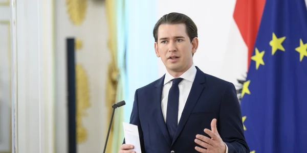 Cancelarul austriac Sebastian Kurz FOTO EPA-EFE