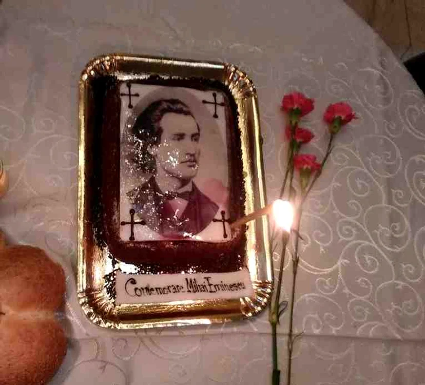 Mihai Eminescu a fost pomenit la Biserica Sfântul Gheorghe Nou din Bucureşti