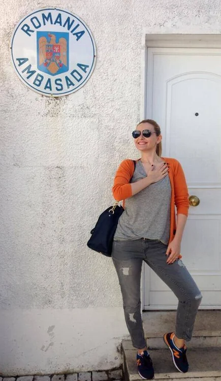 Alina Sorescu a mers la vot chiar dacă nu se află în România