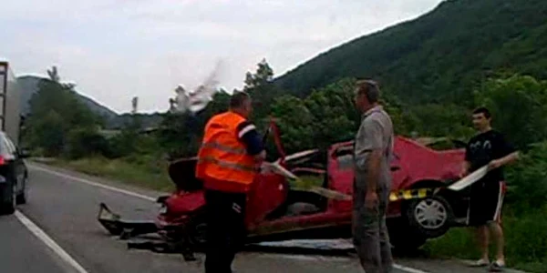 Victimele au fost transportate la spitalul din Turnu Severin