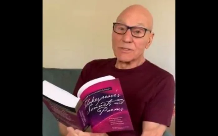 Patrick Stewart citeşte online FOTO Captură video