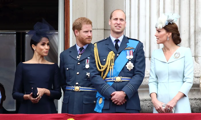 Prințul William, Kate Middleton, Prințul Harry, Meghan Markle  foto   Profimedia jpg