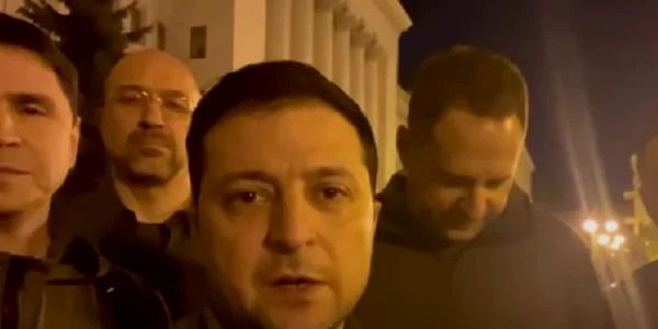 Volodimir Zelenski in Kiev Captura YouTube