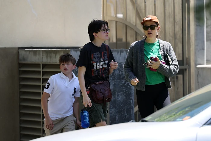 Jennifer Garner și doi dintre copiii săi, Profimedia (1) jpg