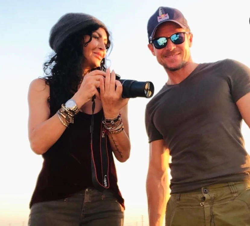 
    Mihaela Rădulescu îl însoţeşte pe Felix Baumgartner prin toată lumea, la diverse acţiuni sportivefoto: arhiva personala  