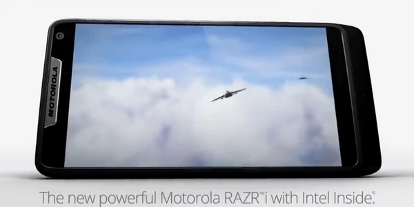 motorola razr i ecran