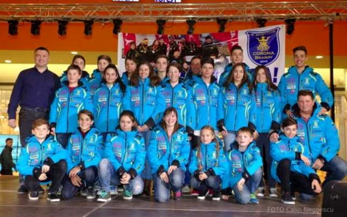 Acesta este lotul secţiei de schi alpin de la Corona Braşov