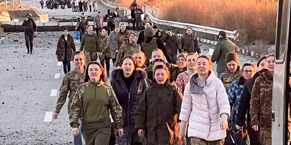 108 ucrainence au fost eliberate într un nou schimb de prizonieri cu Rusia Foto: Twitter Andrii Iermak