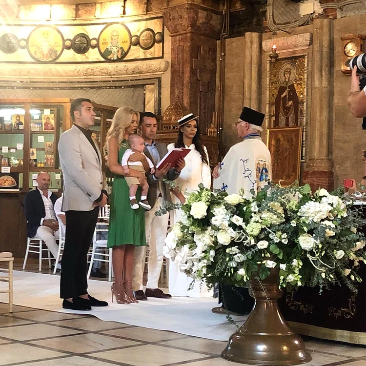 Micuțul a fost cuminte în biserică
