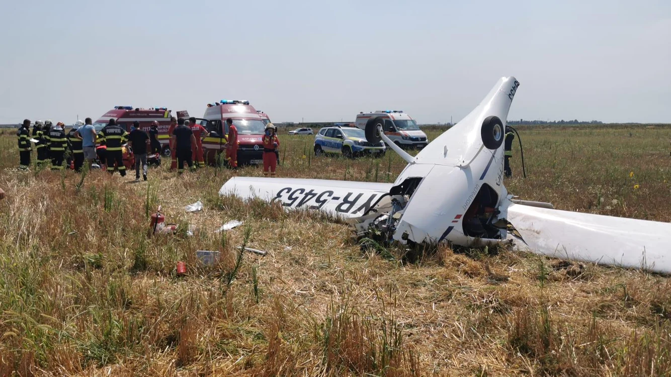 Avionul prăbușit marți la Chitila era un Pipistrel Alpha Trainer folosit la antrenamente civile și militare Susa foto: ISU