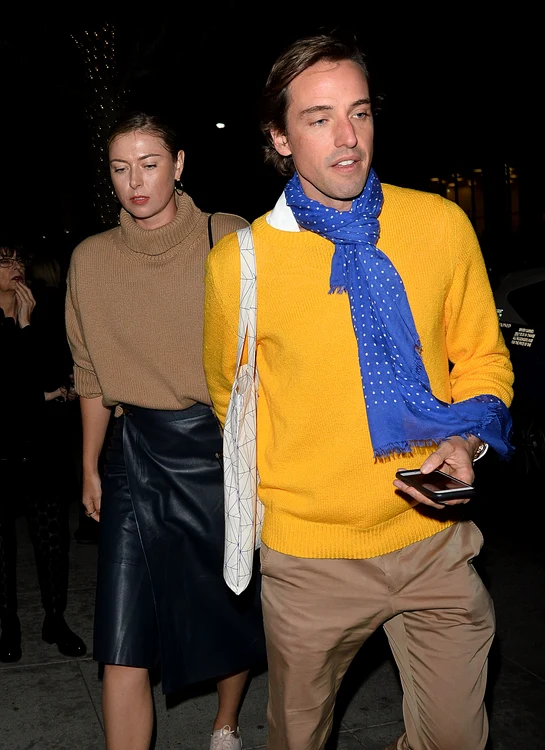 Maria Sharapova and Her Boyfriend Leave The Gagosian Gallery in Beverly Hills jpeg