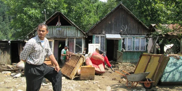 FOTO VIDEO Imagini dezolante în Vaideeni