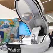 masina de spalat oameni foto captura video Channel JAPAN by Nikkei png