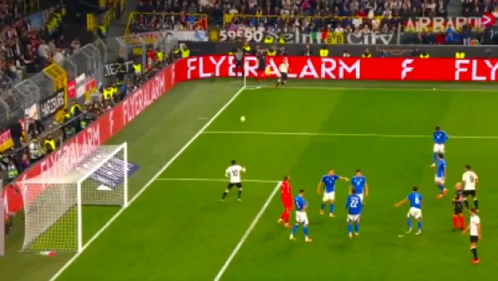 La Dortmund, Italia a primit un gol ciudat de la nemți
