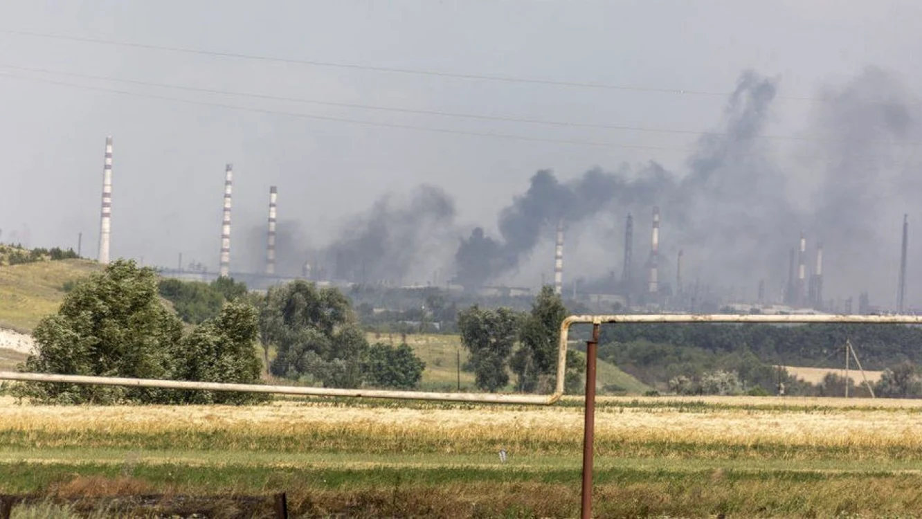 Lisiceansk este ultimul oraş deţinut de ucraineni din Luhansk, parte a regiunii industriale Donbas