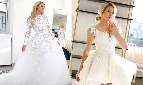Paris Hilton în rochiile de mireasă  foto   Instagram jpg