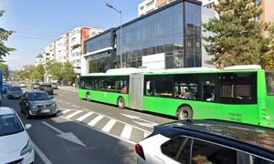 Transportul public în comun în Râmnicu Vâlcea Foto Google Maps
