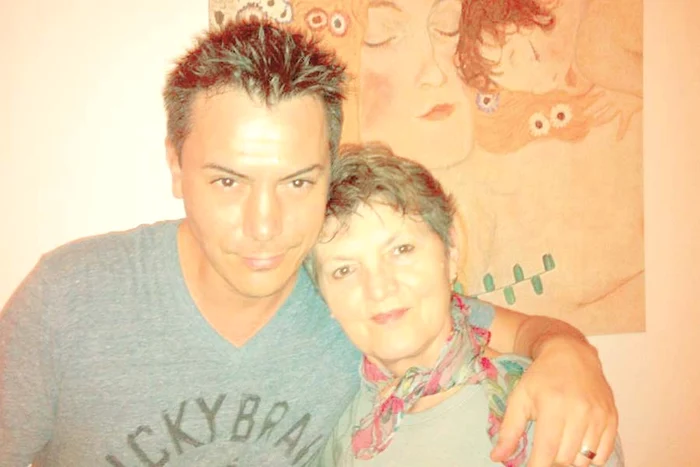 Răzvan Fodor, alături de mama lui