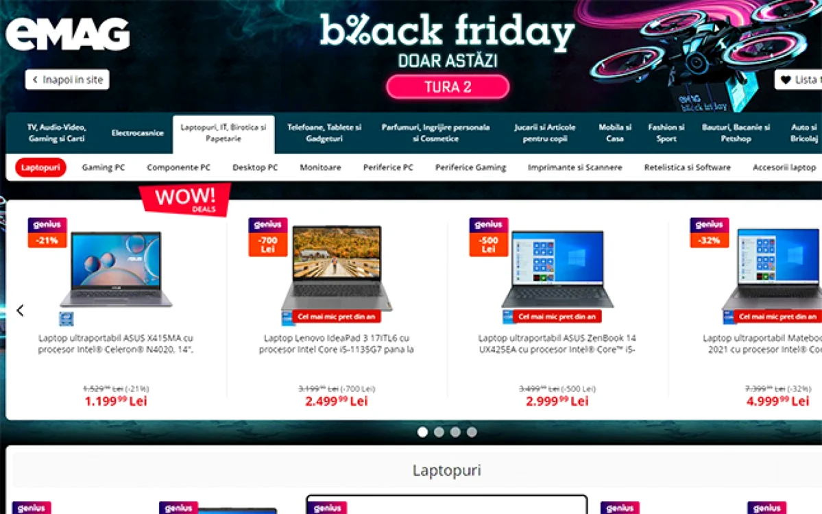 eMAG Black Friday.