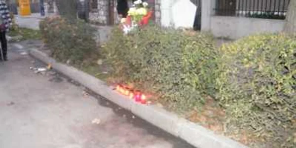 La locul incidentului încă se pot observa urme de sânge