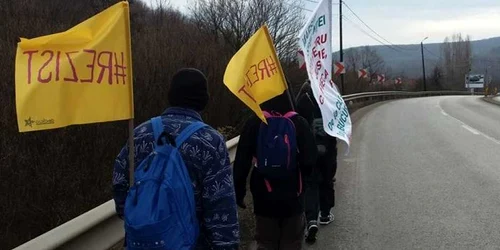 mars pe jos spre bucuresti foto facebook coruptia ucide