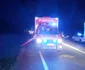 Accident pe DN 66 între un autocar și un autoturism. Foto: ISU Hunedoara