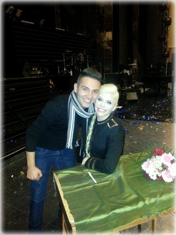 Florin Răduţă, alături de Loredana