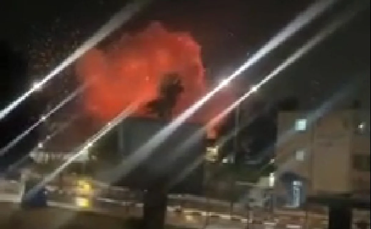 Atac cu rachetă în Israel FOTO: X/ Captură video