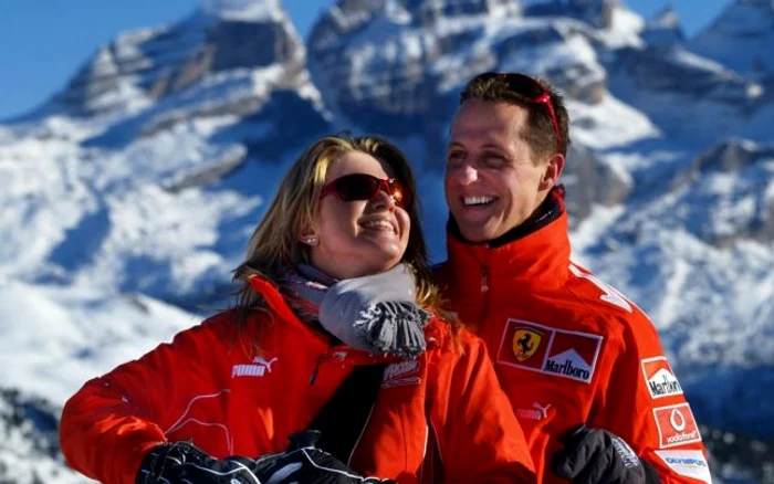 Corinna si Michael Schumacher - Foto EPA