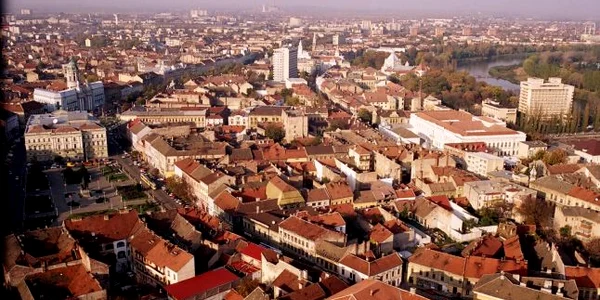 Imagini cu Aradul văzut de la înălțime