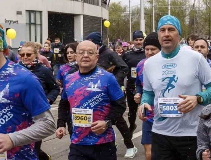 Elim Boc, alergând Wizz Air Marathon FOTO: Facebook